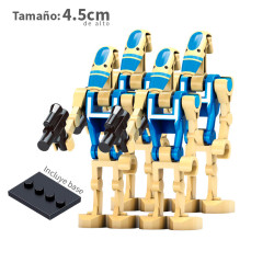 Droides de combate Azul - crema - Star Wars - Minifigura