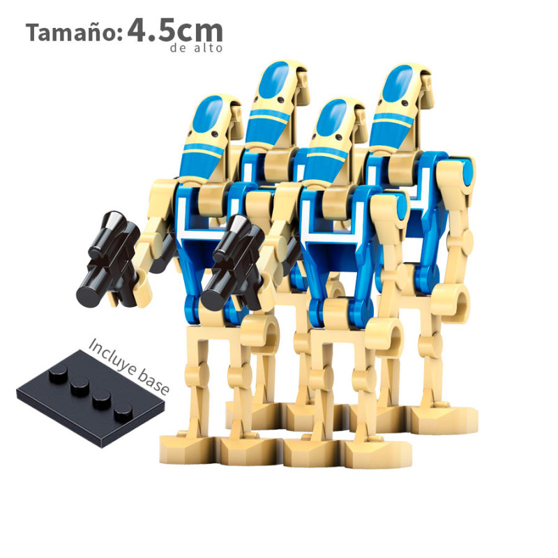 Droides de combate Azul - crema - Star Wars - Minifigura