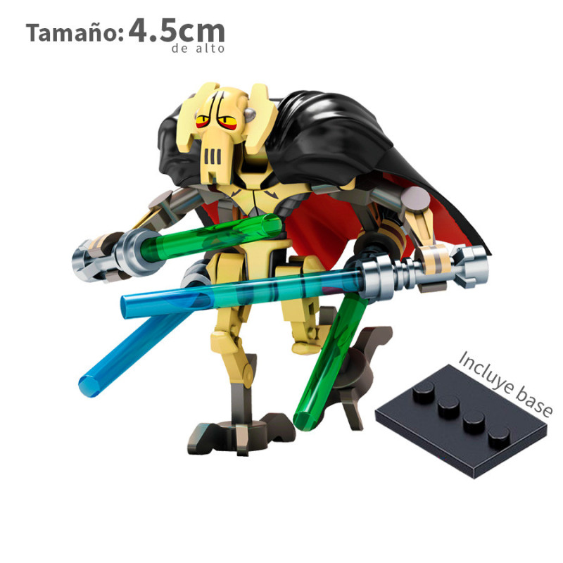 General Grievous Crema con capa v2 - Star Wars - Minifigura