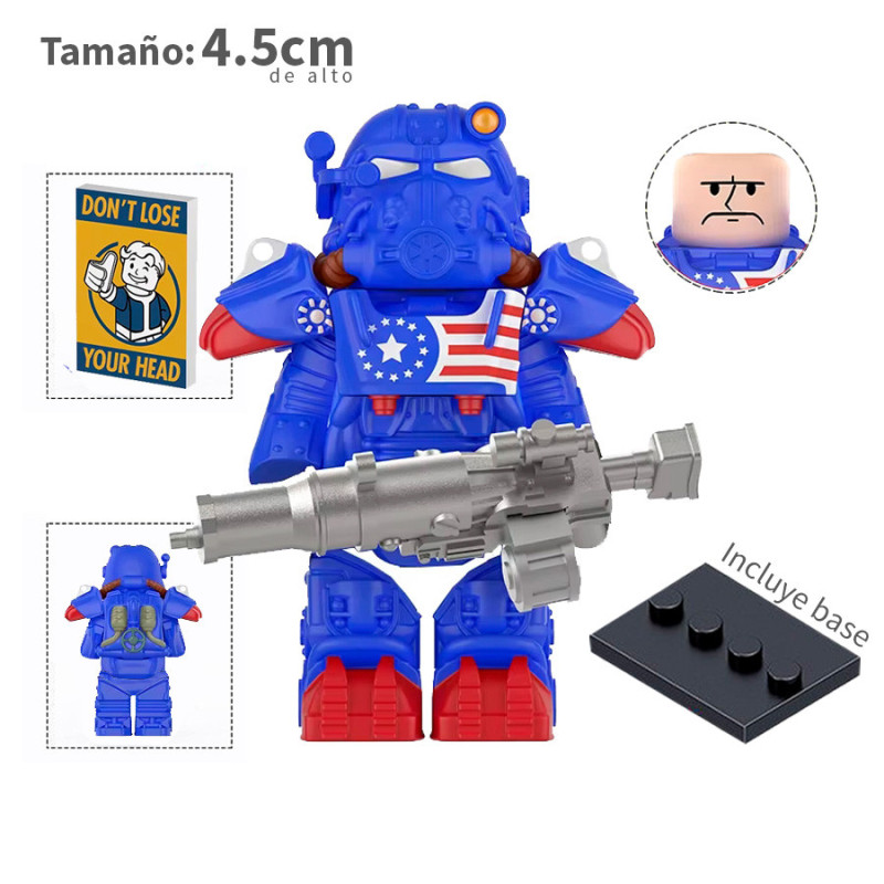 Servoarmadura T-60 v8 - Fallout - Minifigura