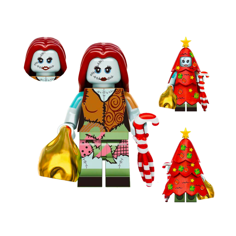 Sally y traje arbol - Navideño - Minifigura