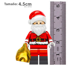 Papa Noel y traje arbol - Navideño - Minifigura