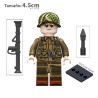 Soldado estadounidense - 101ST- Bazooka M1A1 - WWII - Soldados - Minifigura