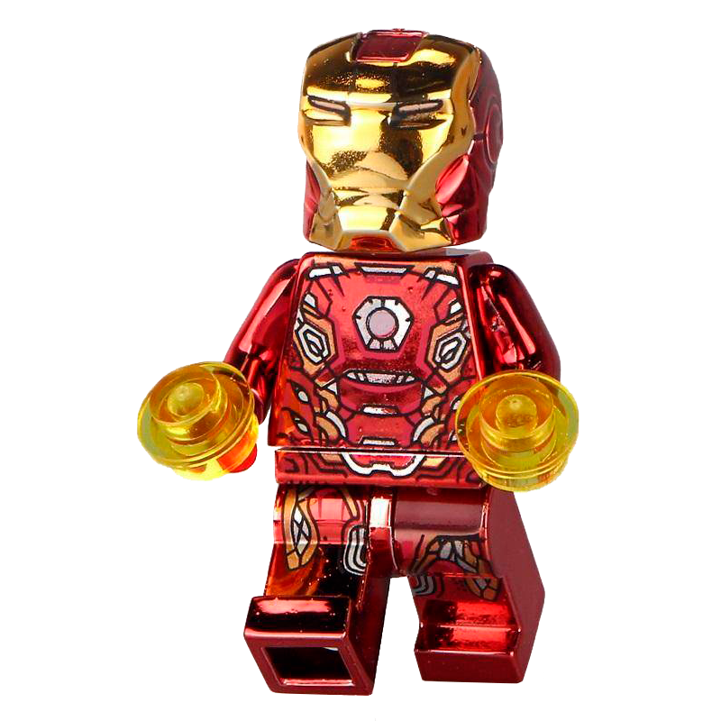 Iron Man Mk45 Cromado - Marvel  - Minifigura