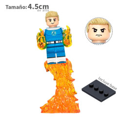 Antorcha Humana v4 - Los 4 Fantásticos - Marvel  - Minifigura