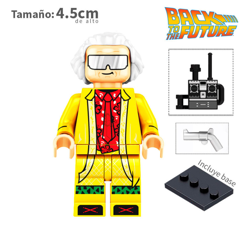 Doc - Emmett Brown - Volver al Futuro - Minifigura