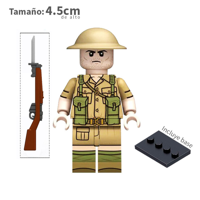 Servicio Aéreo Especial del Ejército Británico - WWII - Soldados - Minifigura