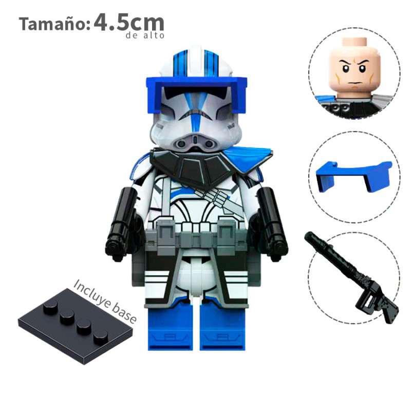 Soldado Clone v7 - 501th Legion Clone - Star Wars - Minifigura