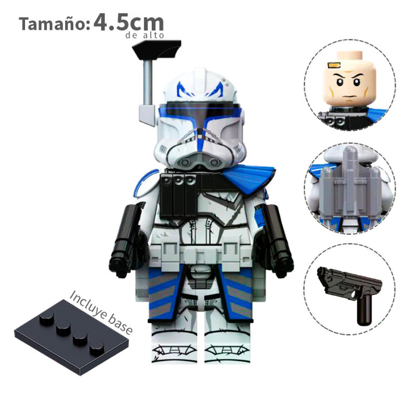 Comandante Rex v3 - 501th Legion Clone - Star Wars - Minifigura