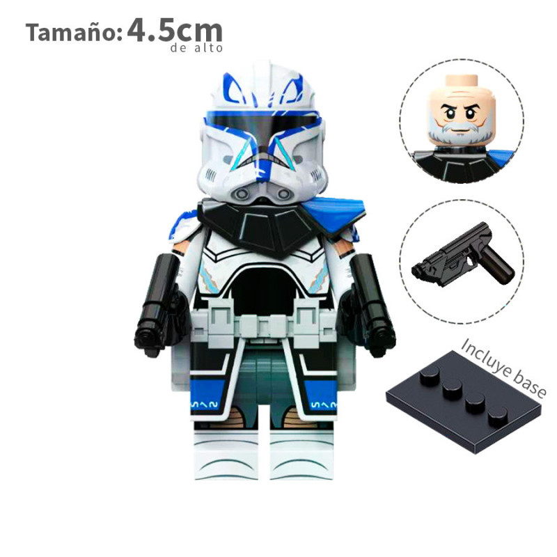 Comandante Rex viejo - 501th Legion Clone - Star Wars - Minifigura