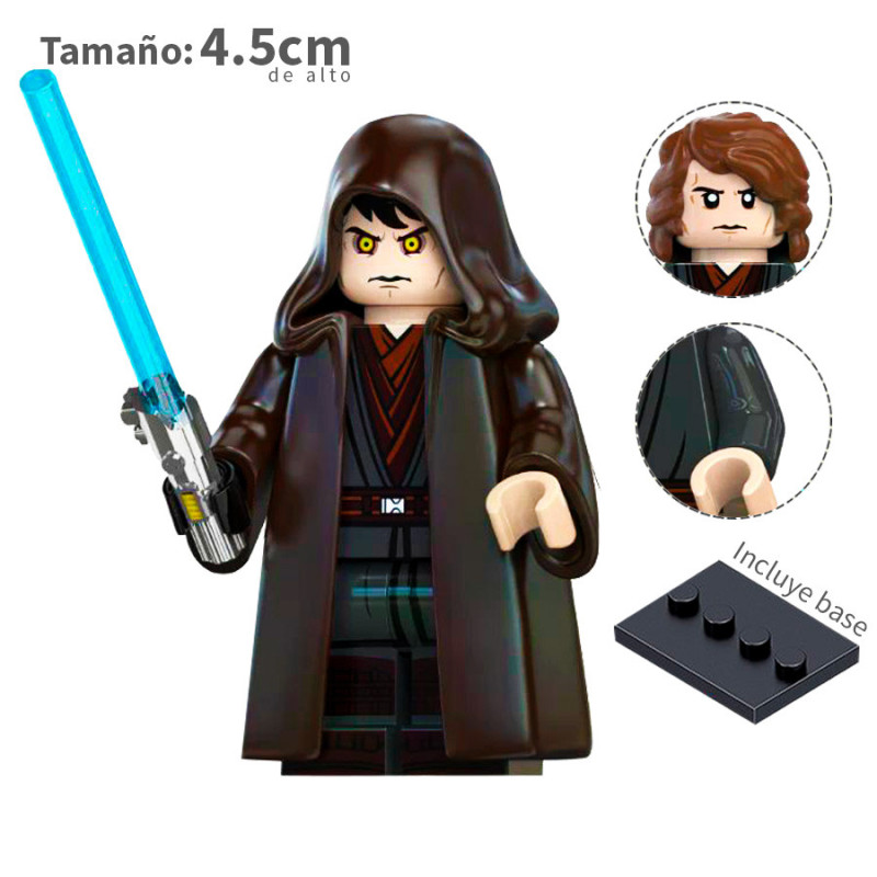Anakin Skylwalker con capa v1 - Star Wars - Minifigura