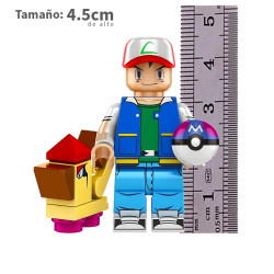 Ash y Pidgeotto  - Pokemon  - Minifigura