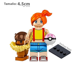 Misty y Eevee - Pokemon - Minifigura
