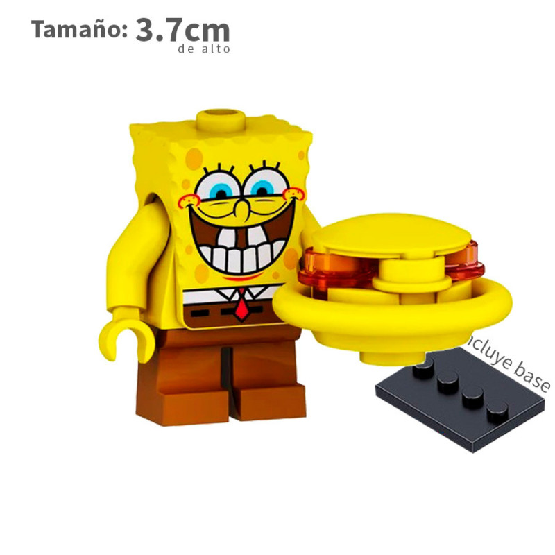 Bob Esponja con su cangreburger - Bob Esponja -Minifigura