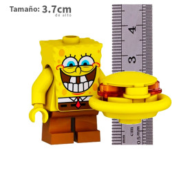 Bob Esponja con su cangreburger - Bob Esponja -Minifigura