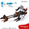 Scout Trooper Speeder Bike  - Star Wars - 452 piezas