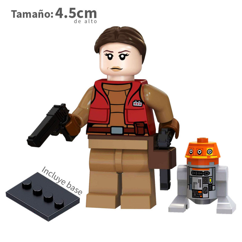 Padme Amidala y chooper - Star Wars - Minifigura