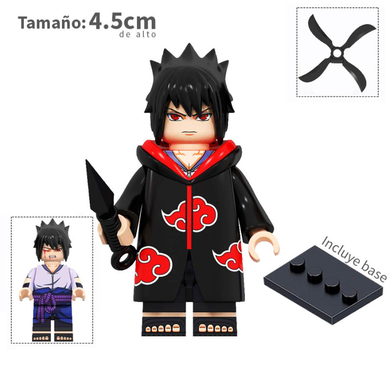 Sasuke Uchiha - Akatsuki - Naruto - Minifigura