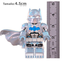 Batman armadura v2 Blanco brilloso - Dc Comics - Minifigura