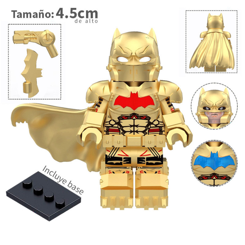Batman armadura v2 dorado - Dc Comics - Minifigura
