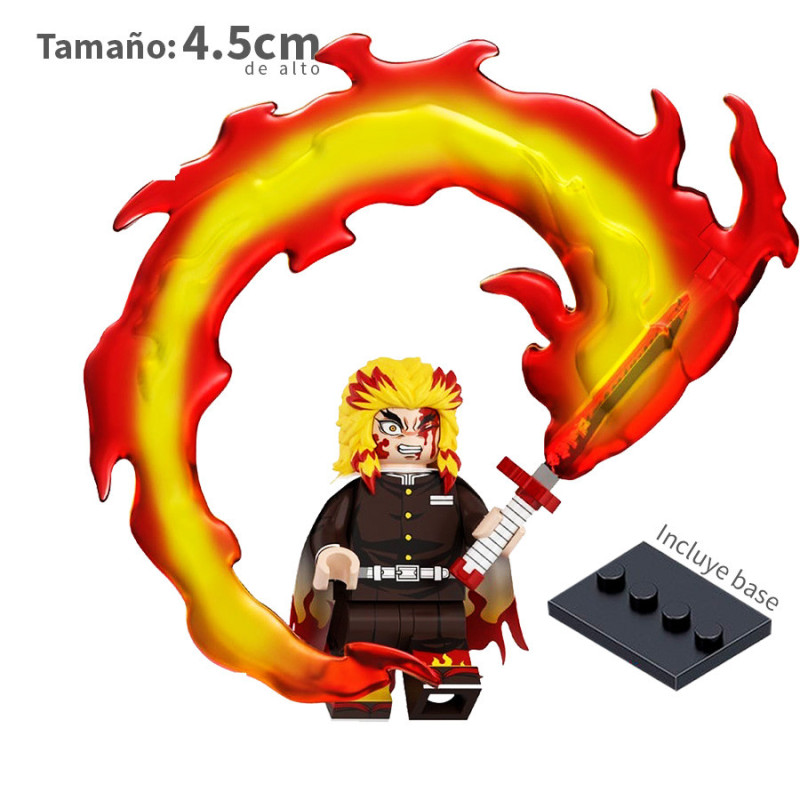 Rengoku Kyojuro con efecto - Demon Slayer - Minifigura