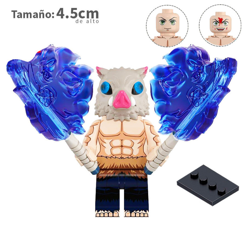 Inosuke Hashibira con efecto - Demon Slayer - Minifigura