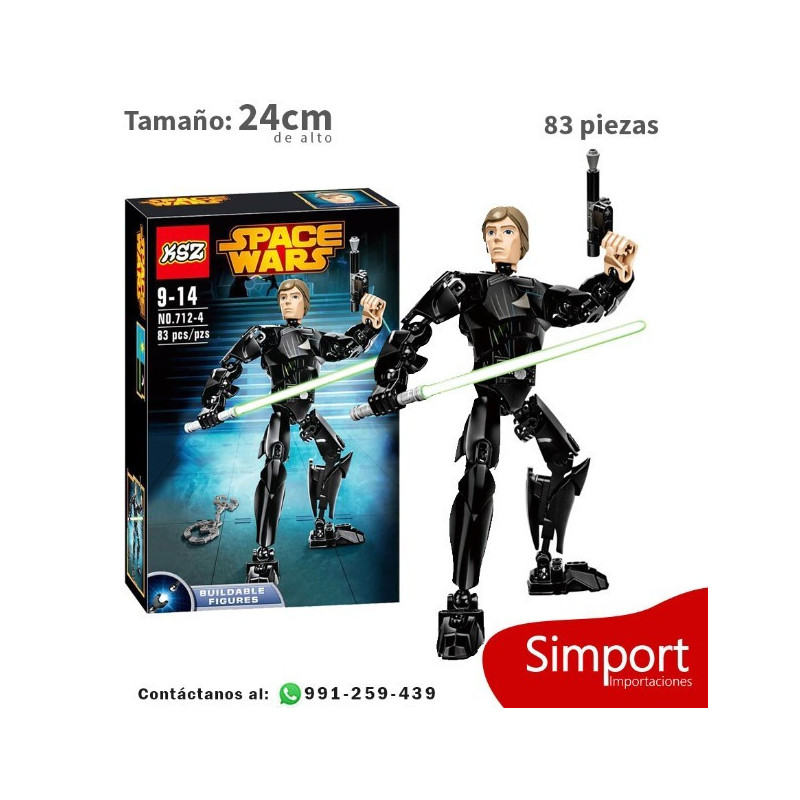 Luke Skywalker  - Star Wars - 83 piezas