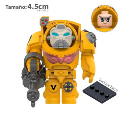 Servoarmadura modo ataque - Imperial Fists - Warhammer - Minifigura