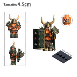 Orco rojo v1 - Warcraft - Minifigura