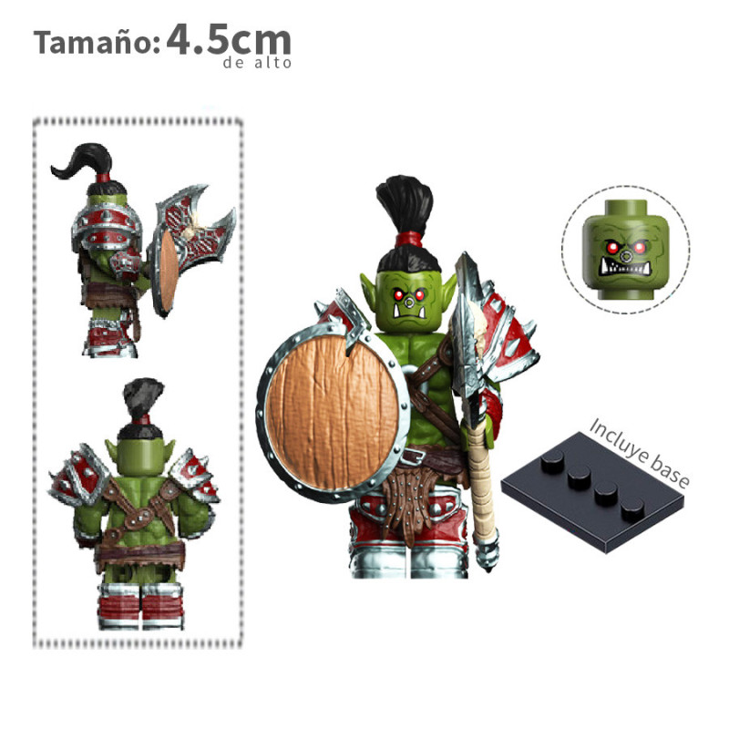 Orco verde v3 - Warcraft - Minifigura