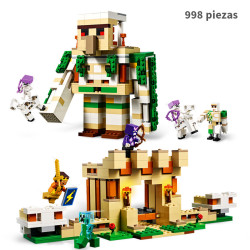 La Fortaleza del Golem de Hierro 998pcs Minecraft 31250 Bela