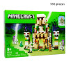 La Fortaleza del Golem de Hierro 998pcs Minecraft 31250 Bela
