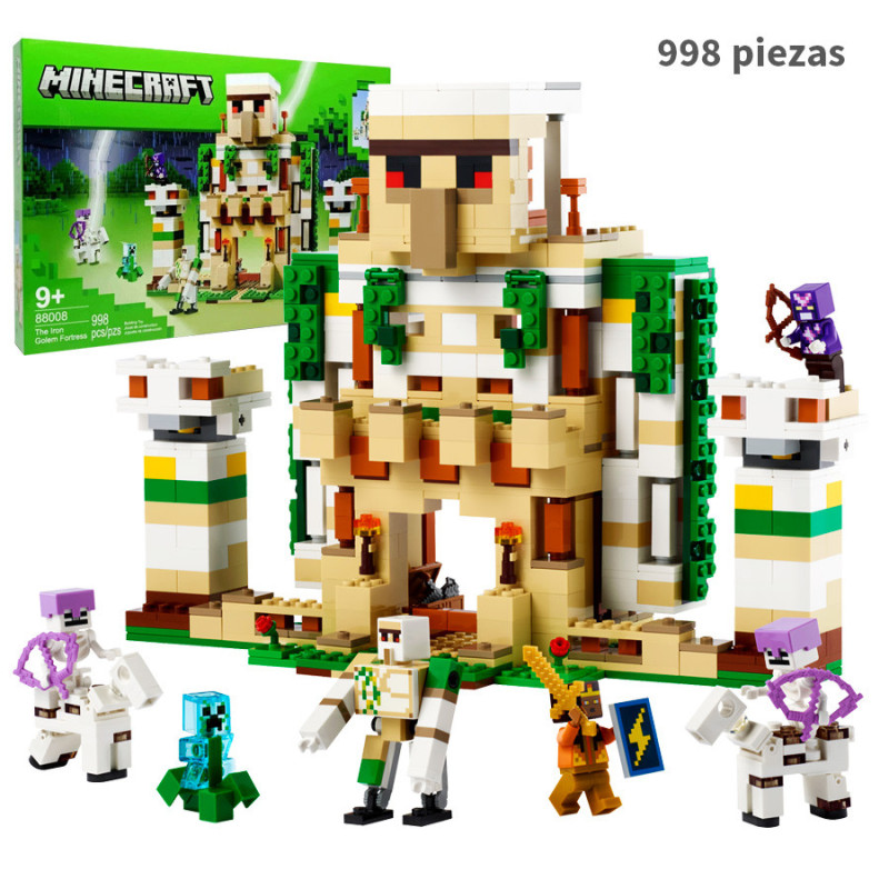 La Fortaleza del Golem de Hierro 998pcs Minecraft 31250 Bela