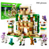 La Fortaleza del Golem de Hierro 998pcs Minecraft 31250 Bela