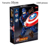 Capitan America Figura1048pcsMarvel6018Tuolejimu