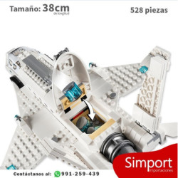 Stark Jet Plane and Spider Man -Marvel - 528 piezas