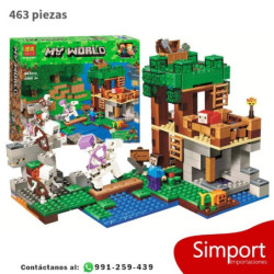 Ataque Ejército Esqueleto - Minecraft - 463 Piezas