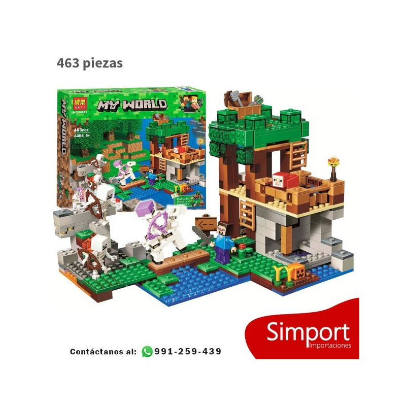 Ataque Ejército Esqueleto - Minecraft - 463 Piezas