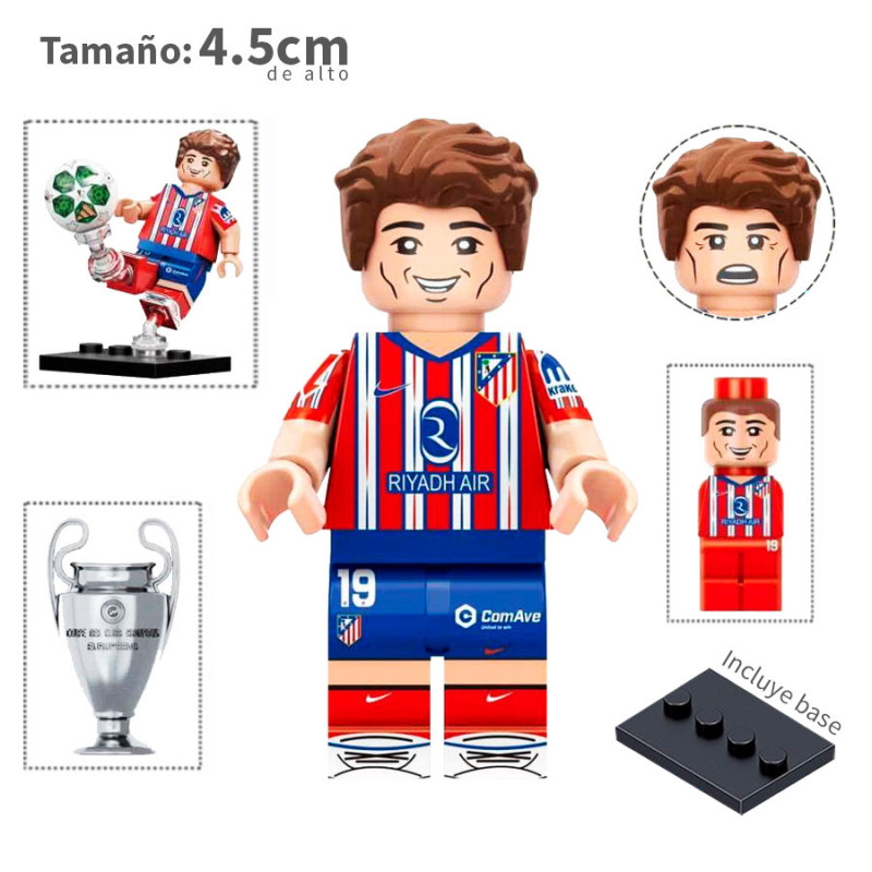 Julián Alvarez - Club Atlético de Madrid del 2025 - Futbol - Minifigura