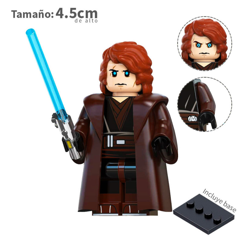 Anakin Skylwalker con capa v3 - Star Wars  - Minifigura