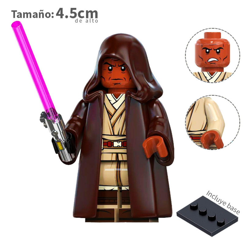Maestro Mace Windu v3 - Star Wars  - Minifigura