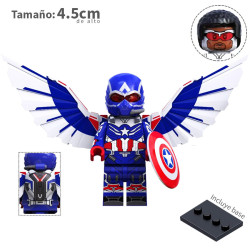 Falcon Capitán América v3 - Spider-Man - Marvel  - Minifigura