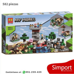Creatividad 3 - Minecraft -  582 Piezas