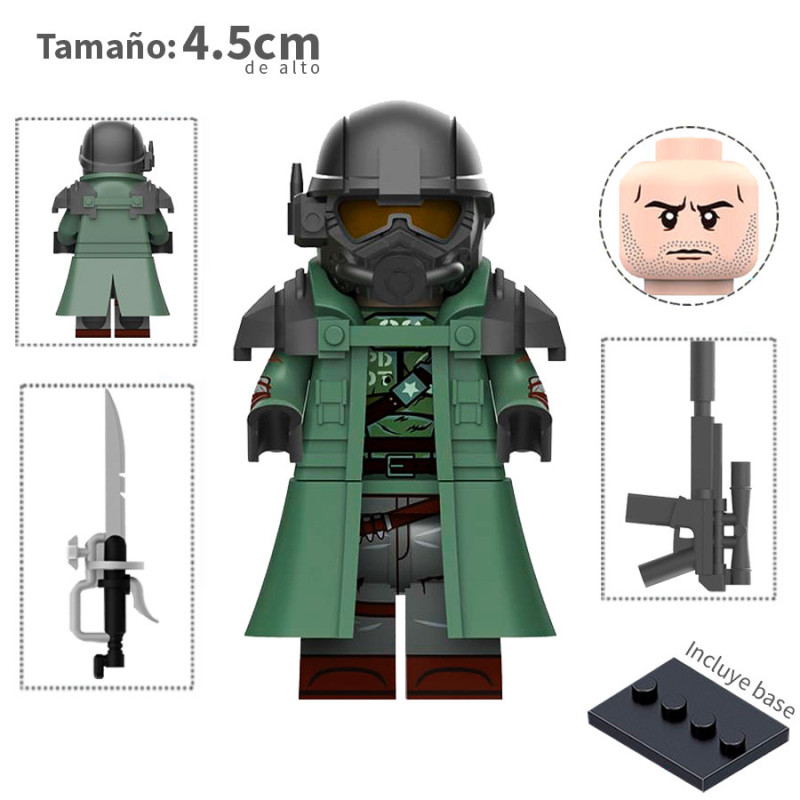 Ranger Antidisturbios - Ranger Veterano - Fallout - Minifigura