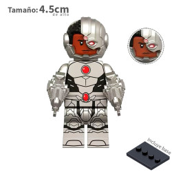 Cyborg - Liga de la justicia - DC Comics - Minifigura