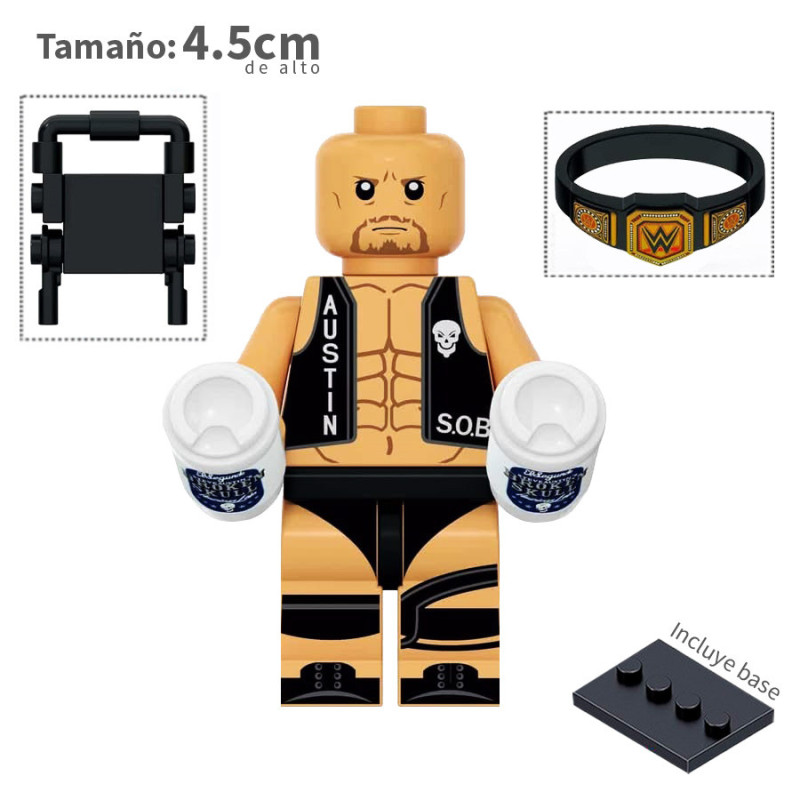 Stone Cold Steve Austin - WWE - Minifigura