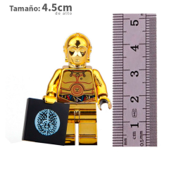 C-3PO Cromado - Star Wars - Minifigura
