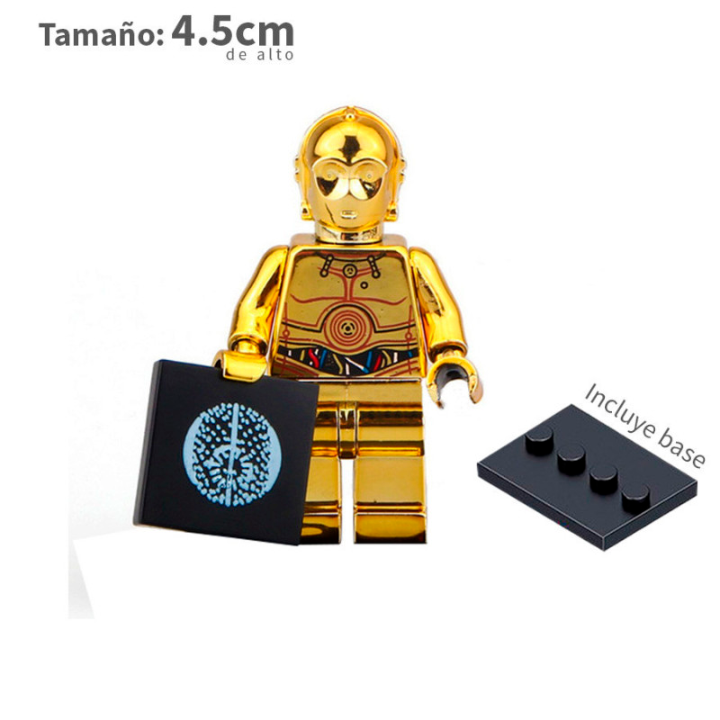 C-3PO Cromado - Star Wars - Minifigura