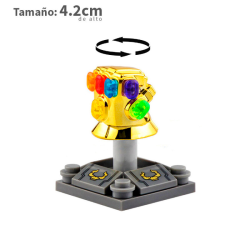 Guante de Thanos Cromado -  Marvel - Minifigura