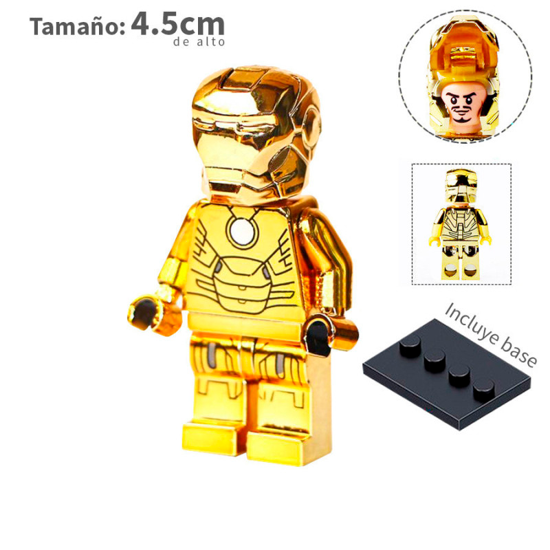 Iron Man Mark XXI cromado - Marvel - Minifigura